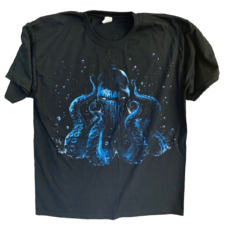 Oversize Print Dark Glass t-shirt print