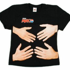 Oversize paitapainatus, oversize print Pepsi Max t-paitapainatus